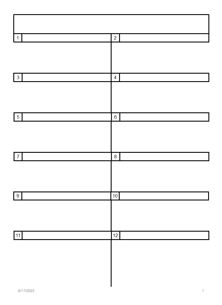 12-Formation Template - Blank